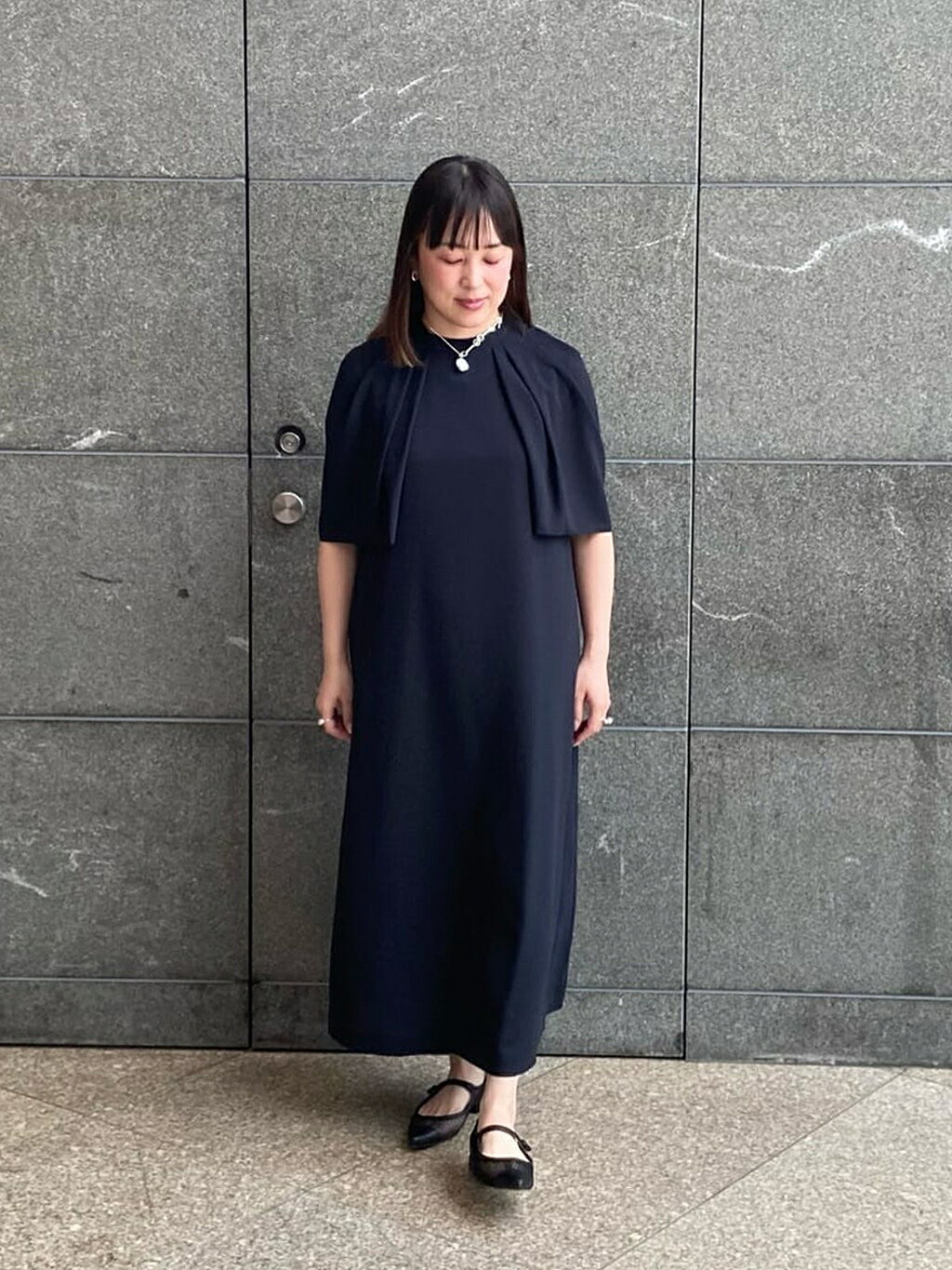 美品　ADORE 　38 濃紺 ネイビー　スーパードライジョーゼットワンピース ADORE | ライトジョーゼットワンピース | Rakuten Fashion(楽天