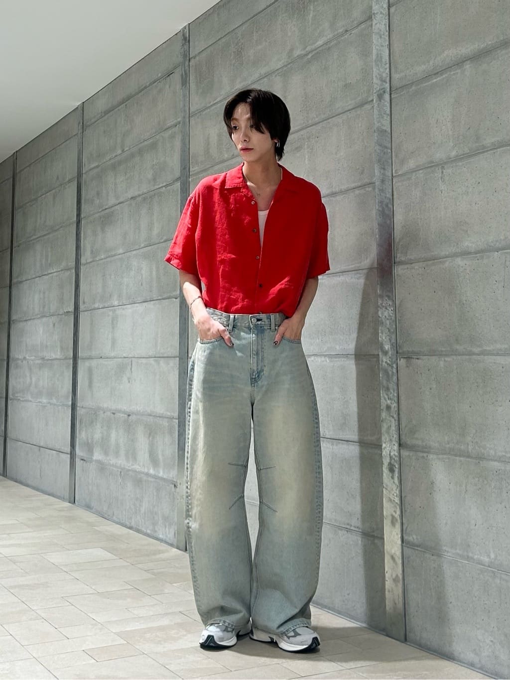 BEAUTY&YOUTH UNITED ARROWS | フェード ラミー オープンカラー シャツ