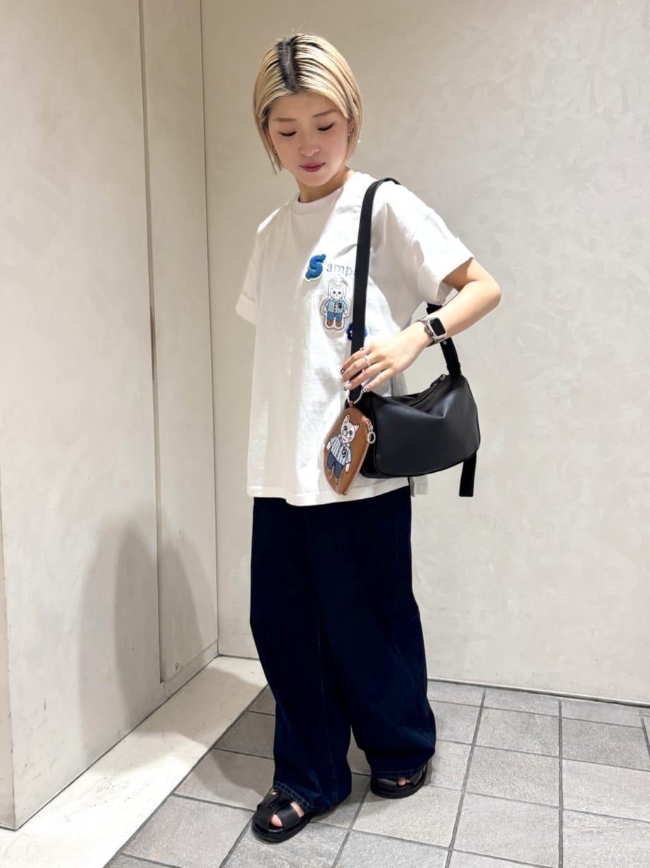ear PAPILLONNERのsampo×earコラボスワローマチショルダーバッグS《本革》を使ったコーディネートを紹介します。｜Rakuten Fashion(楽天ファッション／旧楽天ブランドアベニュー)7138034