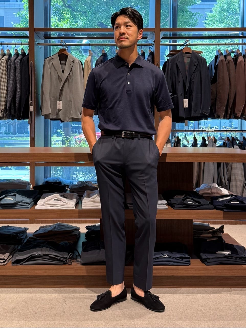 UNITED ARROWS | カノコ ワンピースカラー ポロシャツ COMFORT EASY