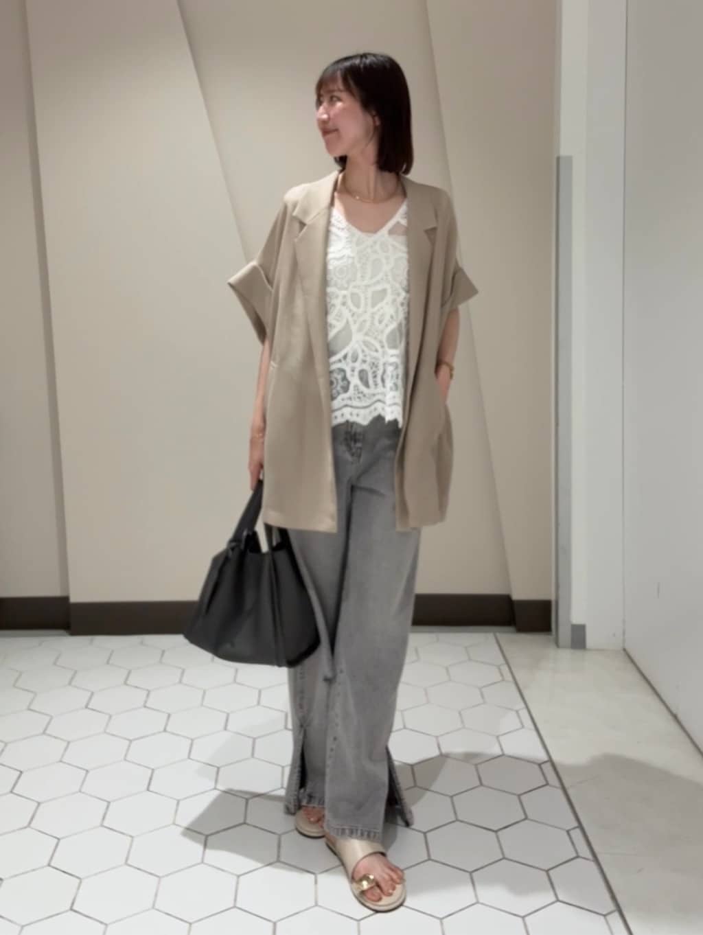 DOUDOU | メッシュ半袖ジャケット | Rakuten Fashion(楽天ファッション