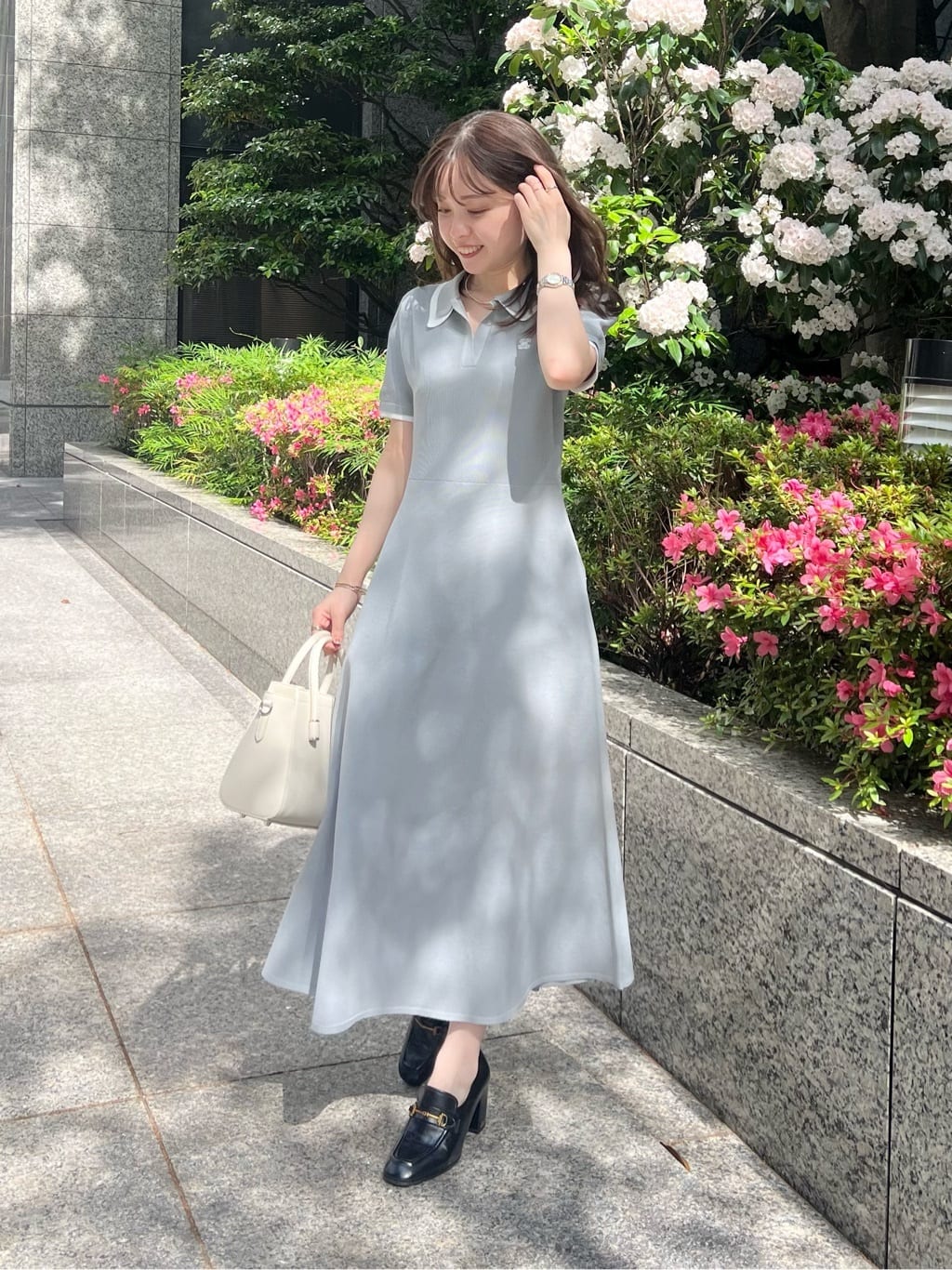 JILL by JILL STUART | ダブル襟半袖ポロシャツワンピース | Rakuten