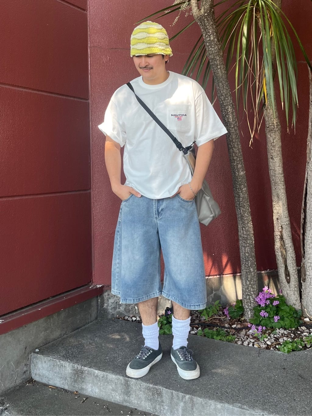 FREAK’S STOREの【Beach & Festival】ウェーブ手編みニットハットを使ったコーディネートを紹介します。｜Rakuten Fashion(楽天ファッション／旧楽天ブランドアベニュー)7139563