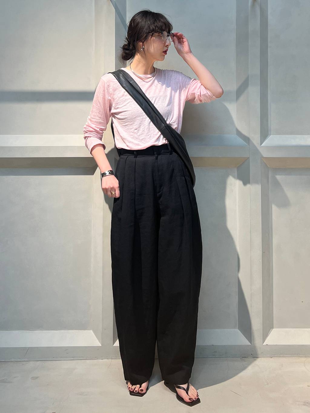 Curensology | シアーリネンロングスリーブTシャツ | Rakuten Fashion