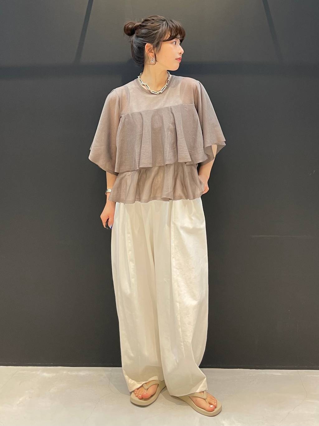 Curensology | フレアー2WAYニットプルオーバー | Rakuten Fashion