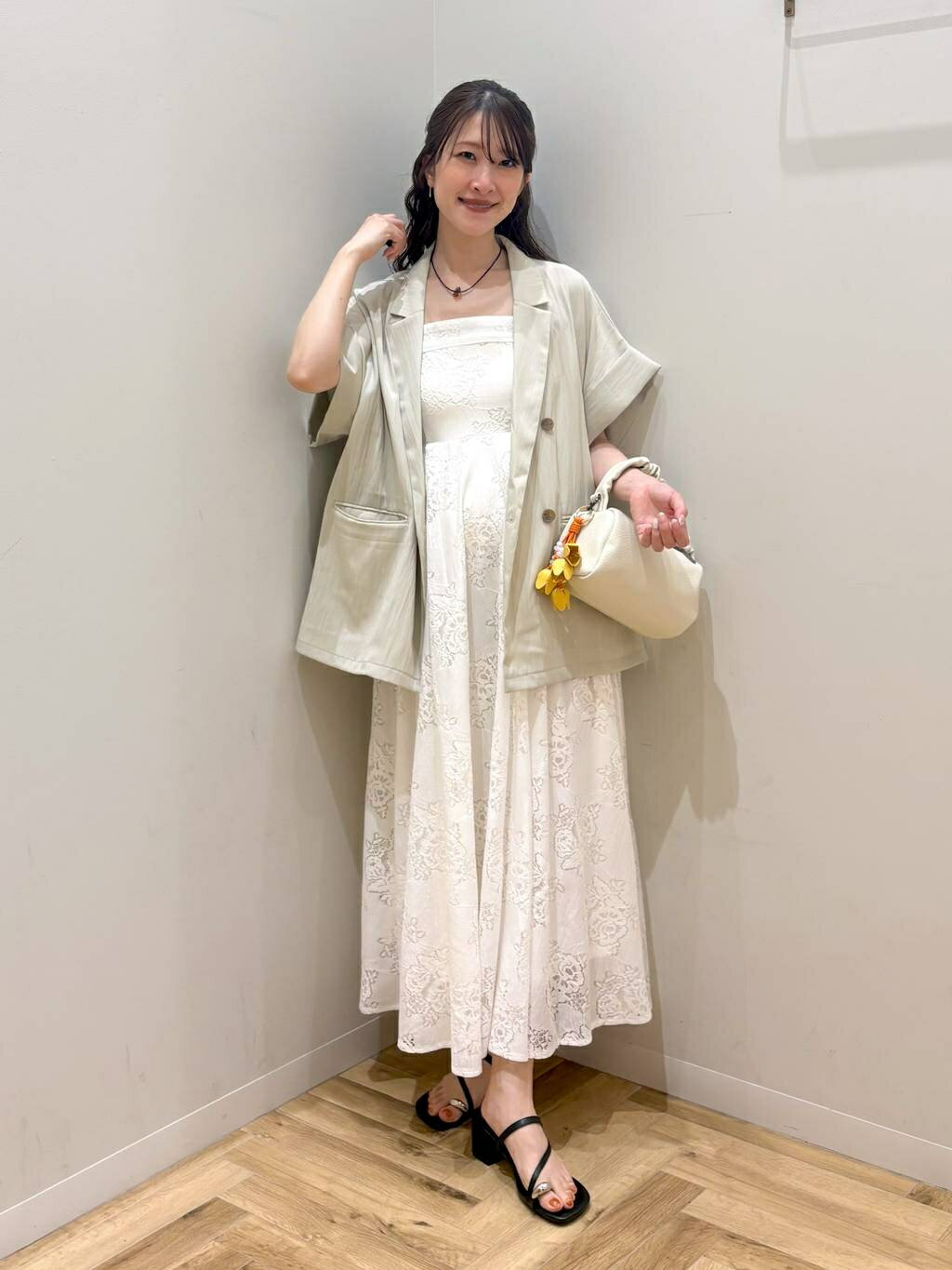 mysty woman | レースキャミワンピシャツSET | Rakuten Fashion(楽天