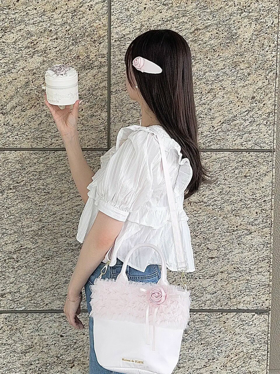 Maison de FLEUR | ローズブーケポーチ | Rakuten Fashion(楽天