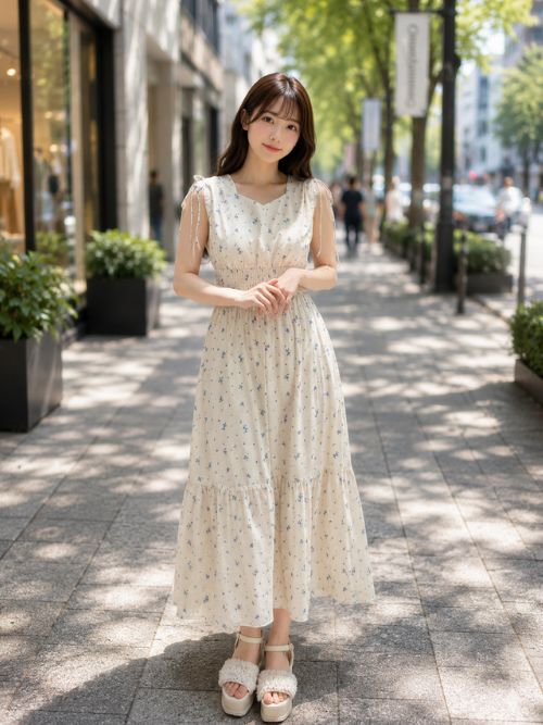 31 Sons de mode | 2026春夏新作 花柄ノースリーブワンピース