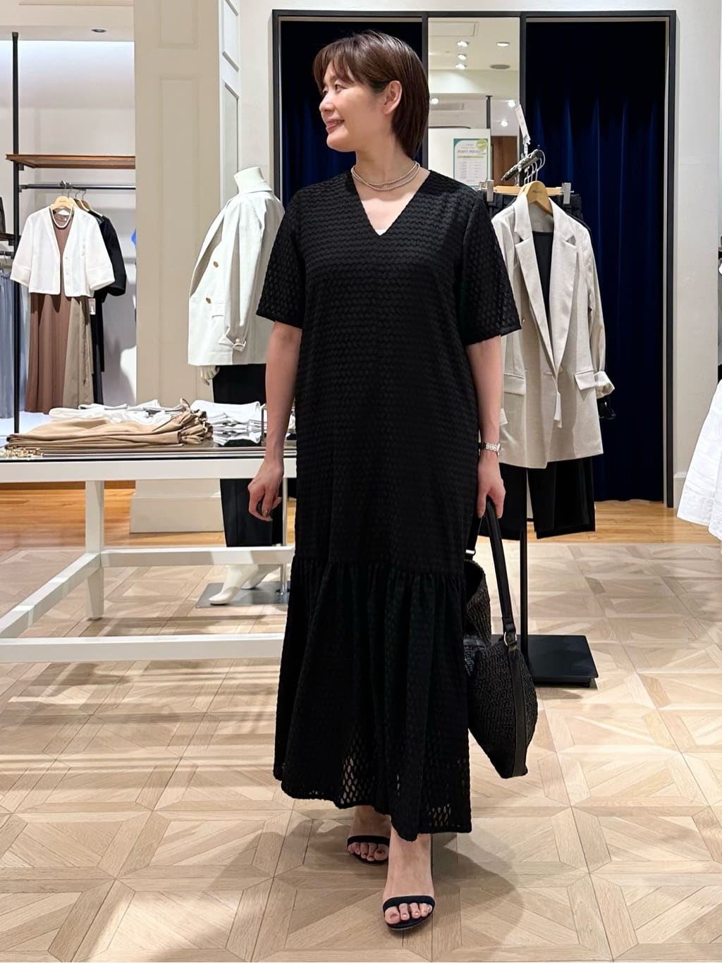 NOLLEY'S | ウォッシャブルジオメトリック柄ワンピース | Rakuten