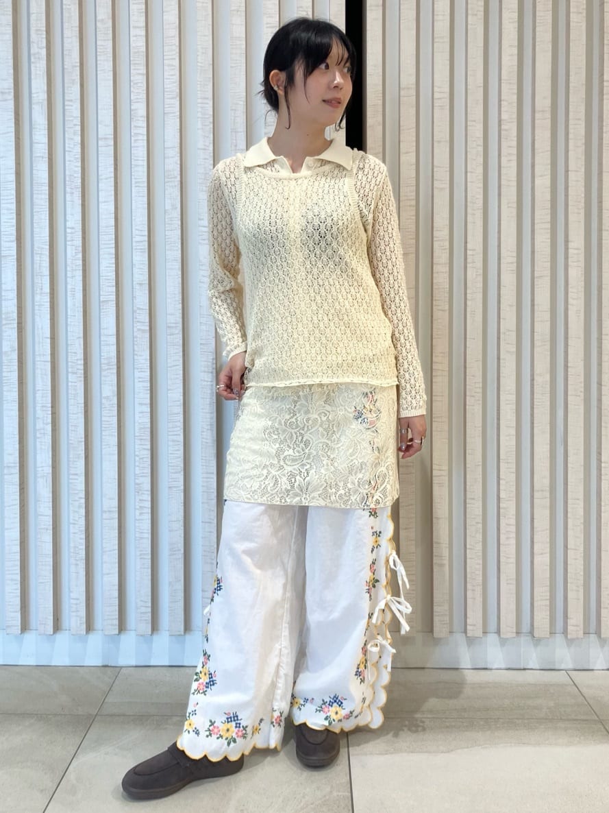 FREAK’S STOREの透かし編み ニットタンクトップ/サマーニットを使ったコーディネートを紹介します。｜Rakuten Fashion(楽天ファッション／旧楽天ブランドアベニュー)7144086