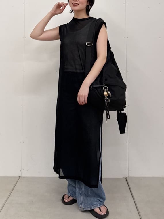 ear PAPILLONNERの《Utaha企画》撥水3WAYリュックを使ったコーディネートを紹介します。｜Rakuten Fashion(楽天ファッション／旧楽天ブランドアベニュー)7144340