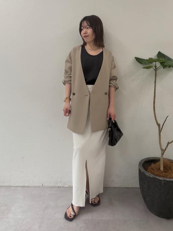 GALLARDAGALANTEの【3サイズ展開】ストレッチマキシタイトスカート2を使ったコーディネートを紹介します。｜Rakuten Fashion(楽天ファッション／旧楽天ブランドアベニュー)7144760