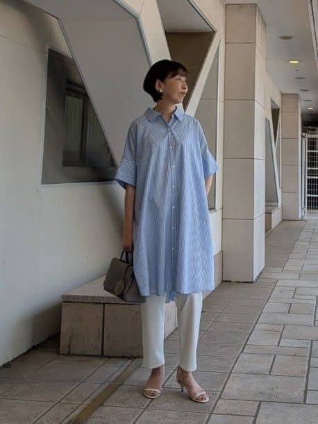 BEARDSLEY | ヒラヒラシャツチュニック | Rakuten Fashion(楽天