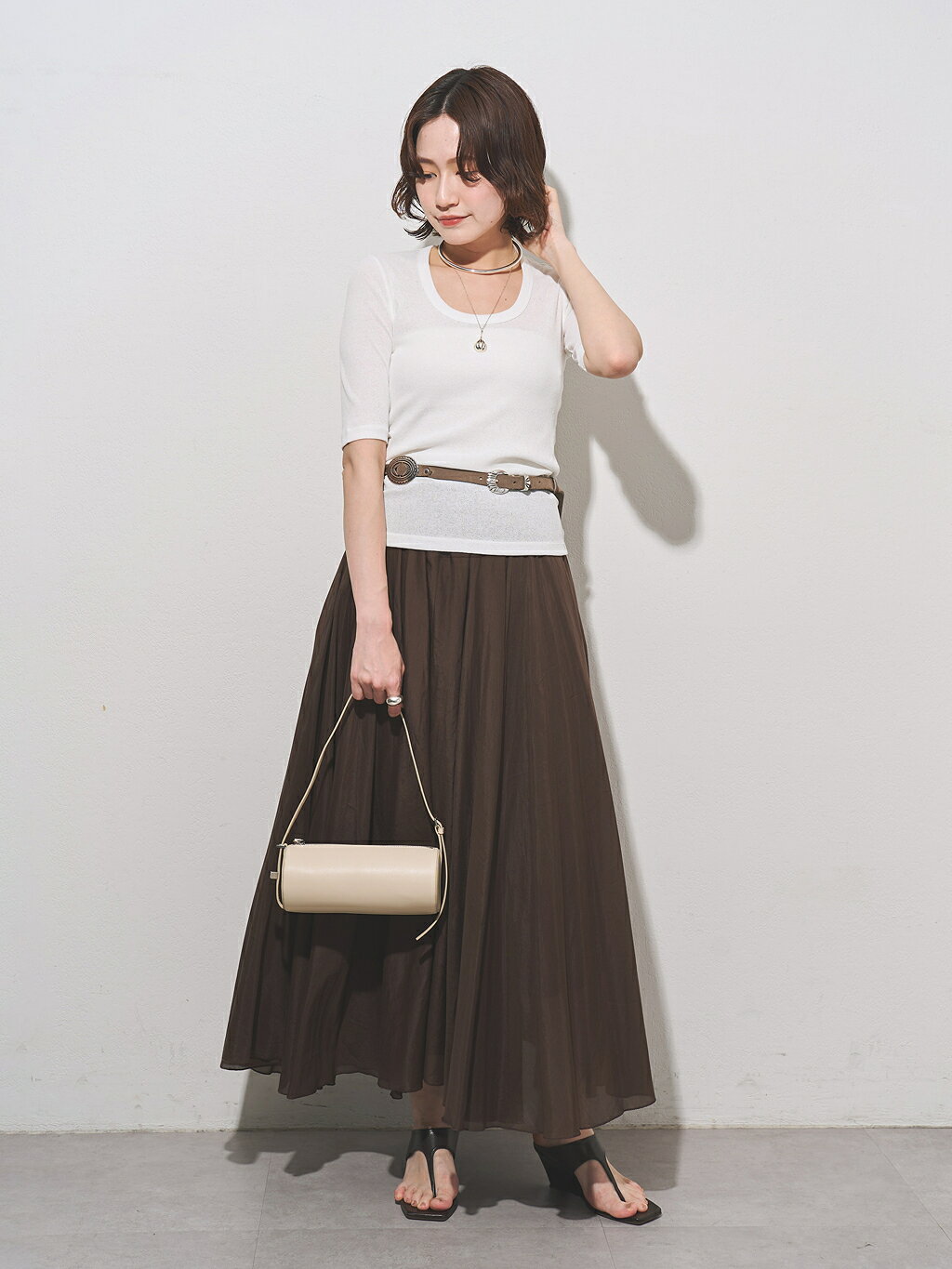 Whim Gazette | 【WEB&一部店舗限定カラーあり】コットンシルクフレア
