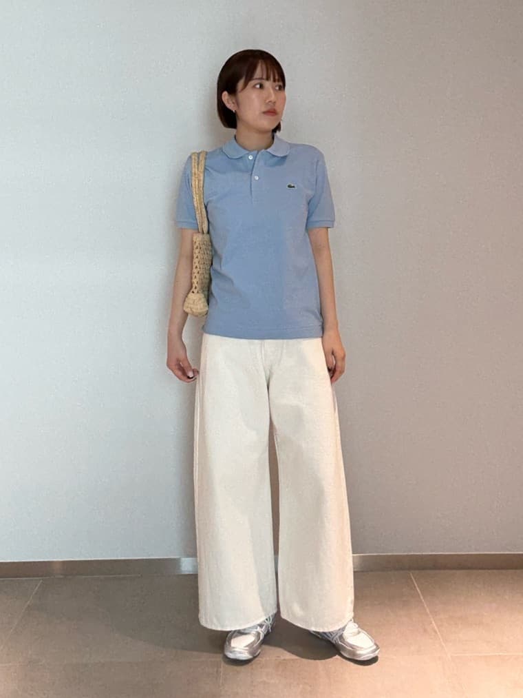 新品同様 LACOSTE × BEAUTY&YOUTH別注 ナイロンメトロハット LACOSTE（ラコステ） デニム 帽子 ハット 春夏 バケットハット メンズ