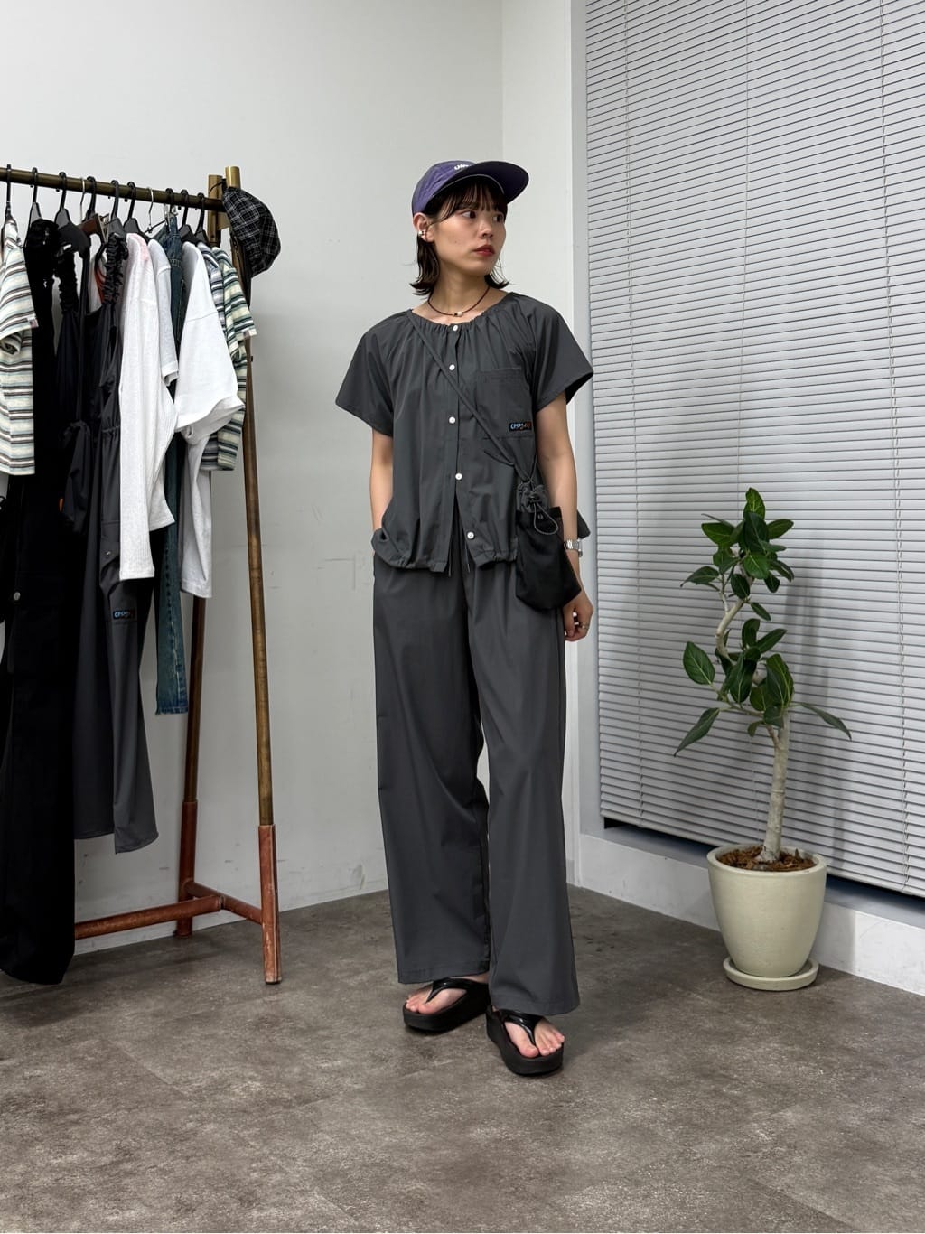 CPCM | 【3点セット】ストレッチナイロンパッカブルセットアップ