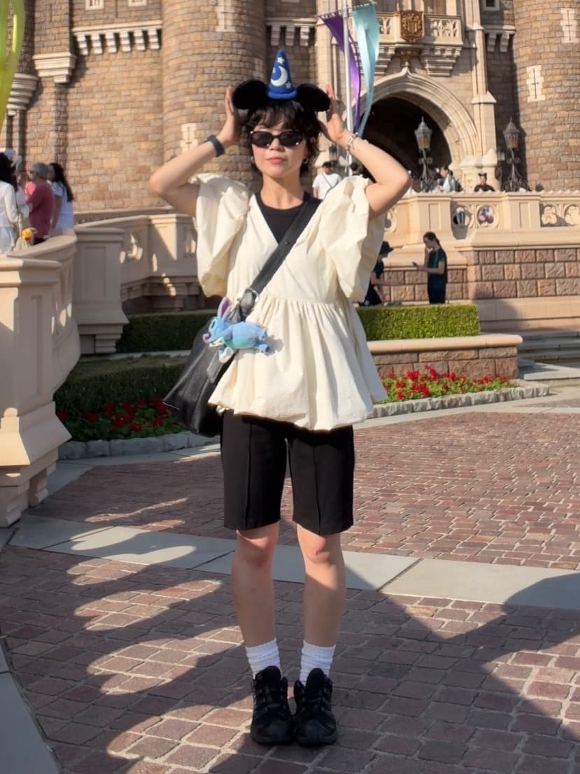 HeRIN.CYEの2way balloon hem topsを使ったコーディネートを紹介します。｜Rakuten Fashion(楽天ファッション／旧楽天ブランドアベニュー)7145456