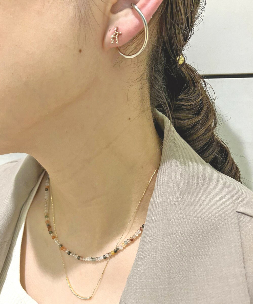 ete | [ゾディアック] K10YG ダイヤモンド ピアス /おとめ座 | Rakuten