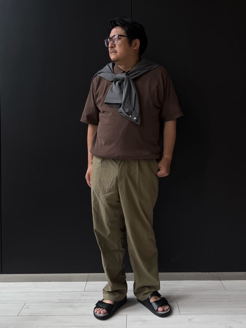 StevenAlanハイツイスト ショートスリーブ ポロシャツ　コットンニット Steven Alan＞ ハイツイスト ニット ショートスリーブ ポロシャツ