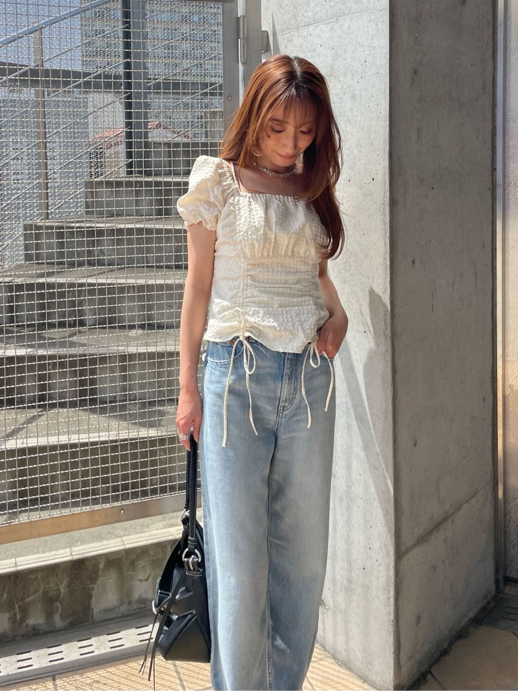 moussy | MULTIWAY GATHER ブラウス | Rakuten Fashion(楽天