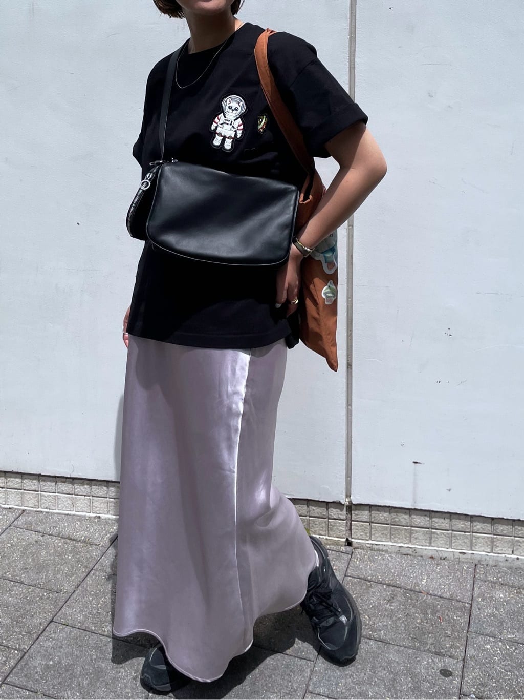 ear PAPILLONNERのsampo×earコラボTシャツ《綿100%》を使ったコーディネートを紹介します。｜Rakuten Fashion(楽天ファッション／旧楽天ブランドアベニュー)7148866