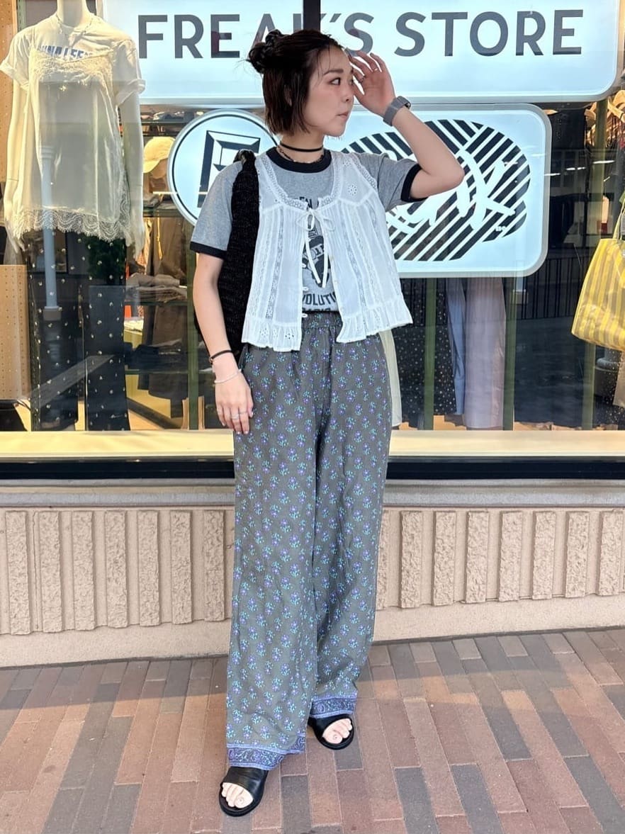 FREAK'S STORE | インド フラワープリント柄パンツ | Rakuten Fashion