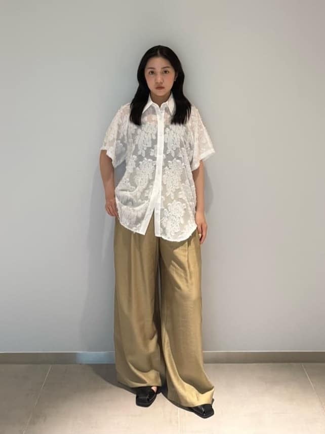 2025SS BEAUTY&YOUTH BL GHOSPELL 別注半袖シャツ BEAUTY&YOUTH UNITED ARROWS | 【別注】<GHOSPELL>フリンジ ショート