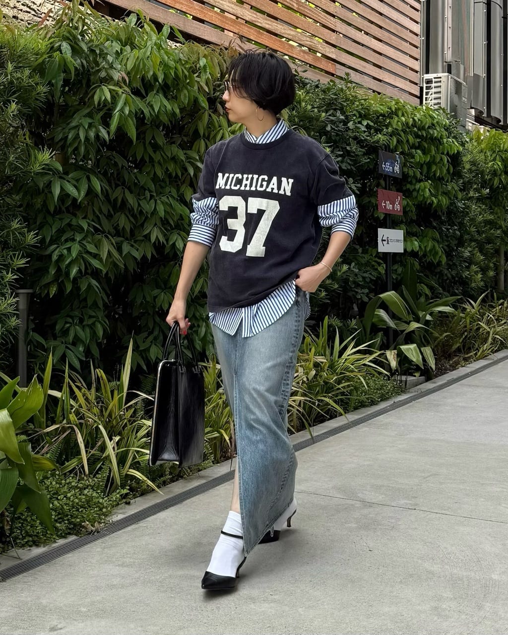 Whim Gazette | デニムスリットスカート | Rakuten Fashion(楽天