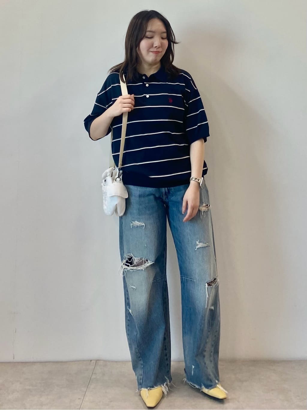 FREAK’S STOREの<別注カラーあり> シャーリング ショルダーバッグ 限定展開を使ったコーディネートを紹介します。｜Rakuten Fashion(楽天ファッション／旧楽天ブランドアベニュー)7150586