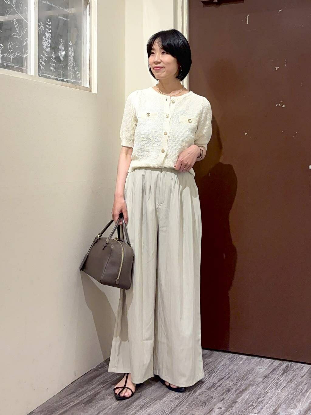 mysty womanのサマーツイードライクカーディガンSSを使ったコーディネートを紹介します。｜Rakuten Fashion(楽天ファッション／旧楽天ブランドアベニュー)7152134