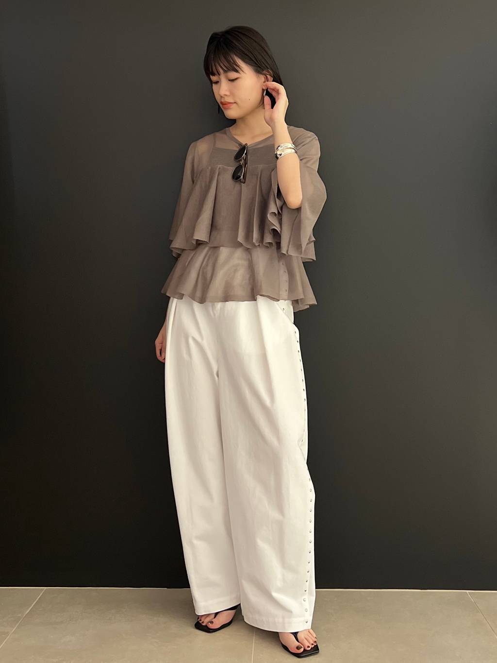Curensology | フレアー2WAYニットプルオーバー | Rakuten Fashion