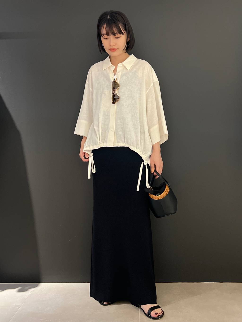 Curensology | コットンリブタイトスカート | Rakuten Fashion(楽天