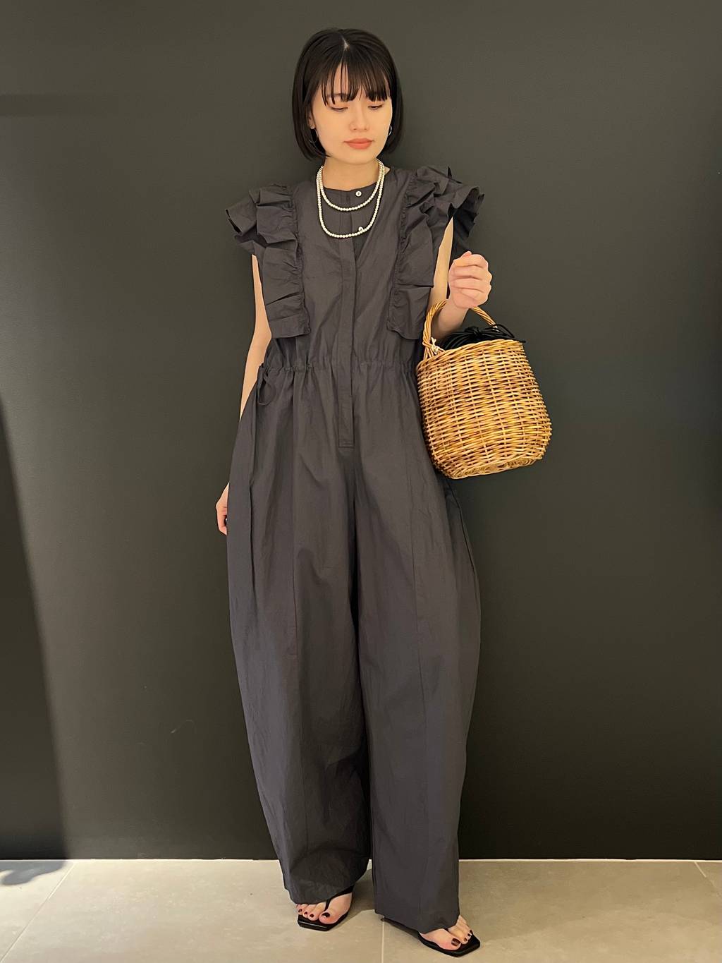 Curensology | コットンフリルオールインワン | Rakuten Fashion(楽天
