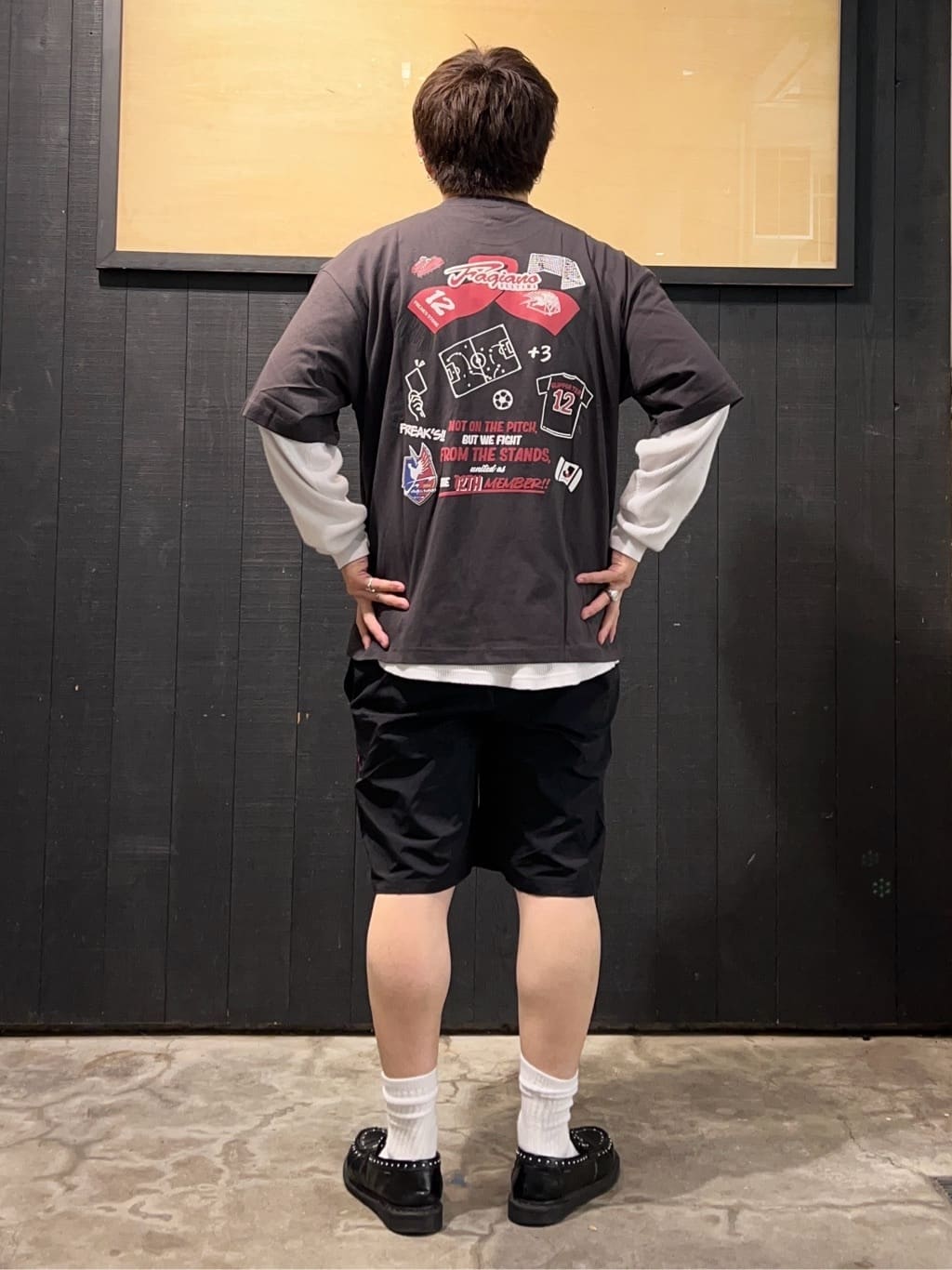 FREAK’S STOREのJ.LEAGUE × FREAK'S STORE 別注 SUPPORTERS NYLON SHORTS 【ファジアーノ岡山】を使ったコーディネートを紹介します。｜Rakuten Fashion(楽天ファッション／旧楽天ブランドアベニュー)7153918