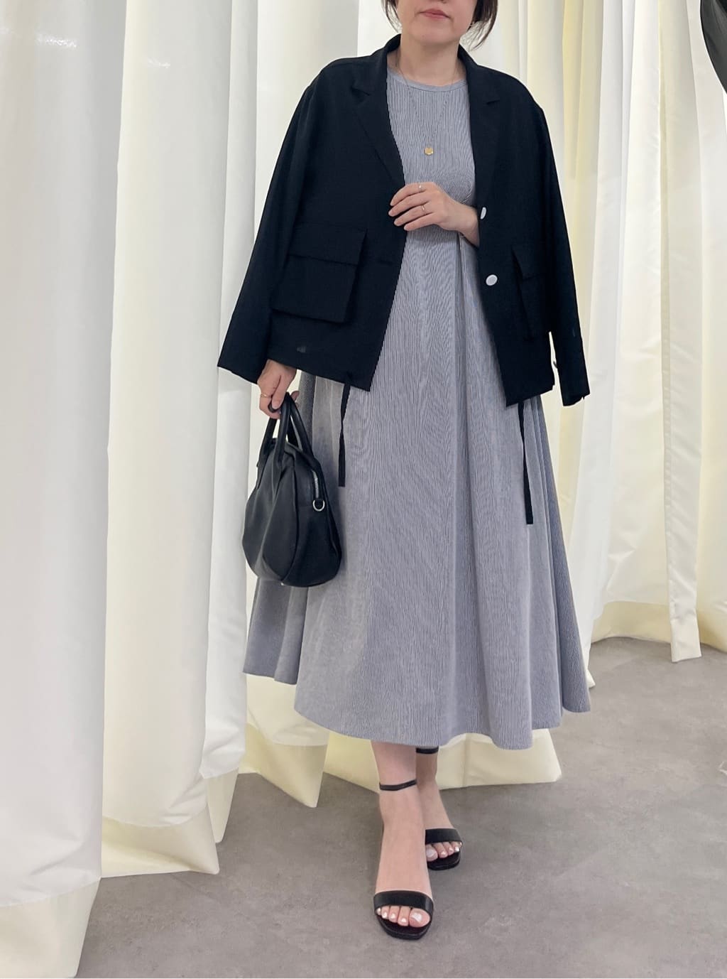 BEARDSLEY | サッカーフレアワンピ【接触冷感】 | Rakuten Fashion