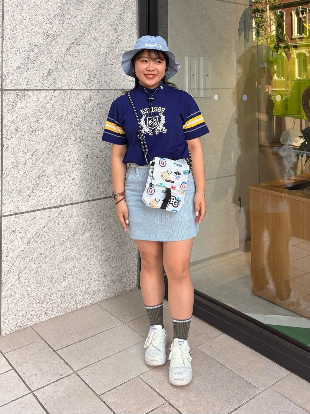 PEARLY GATES | サコッシュ型カートポーチ (UNISEX) | Rakuten Fashion