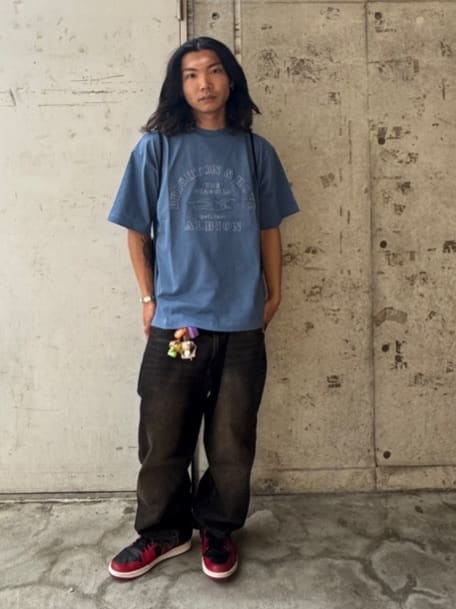 FREAK’S STOREのヴィンテージ加工 バギーシルエット デニムパンツ 25AWを使ったコーディネートを紹介します。｜Rakuten Fashion(楽天ファッション／旧楽天ブランドアベニュー)7155030