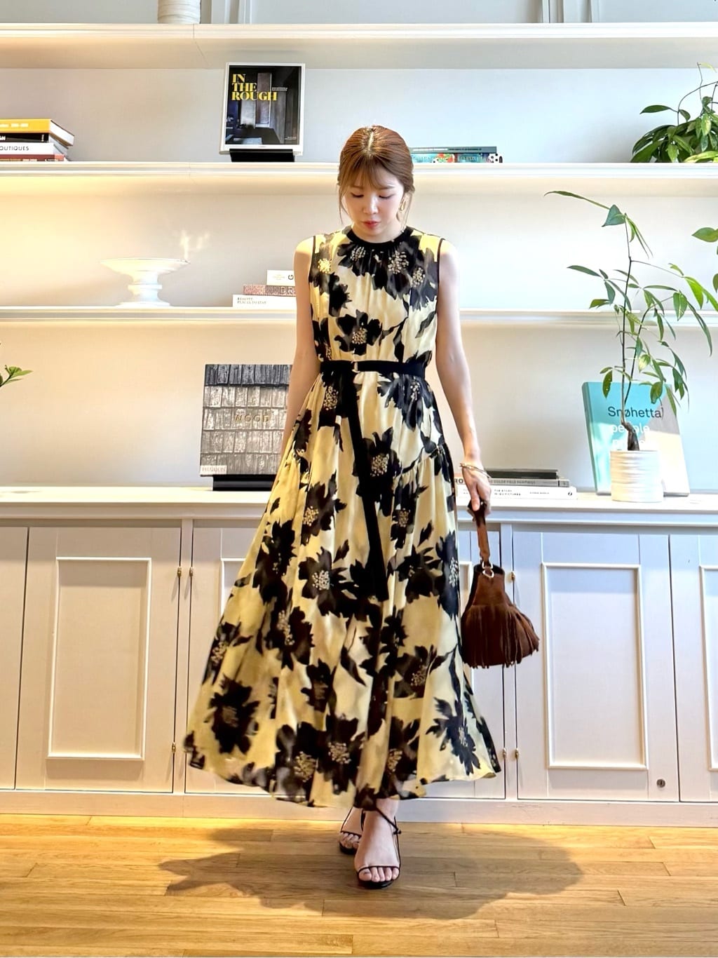 allureville | BIG FLOWER シアードレス | Rakuten Fashion(楽天