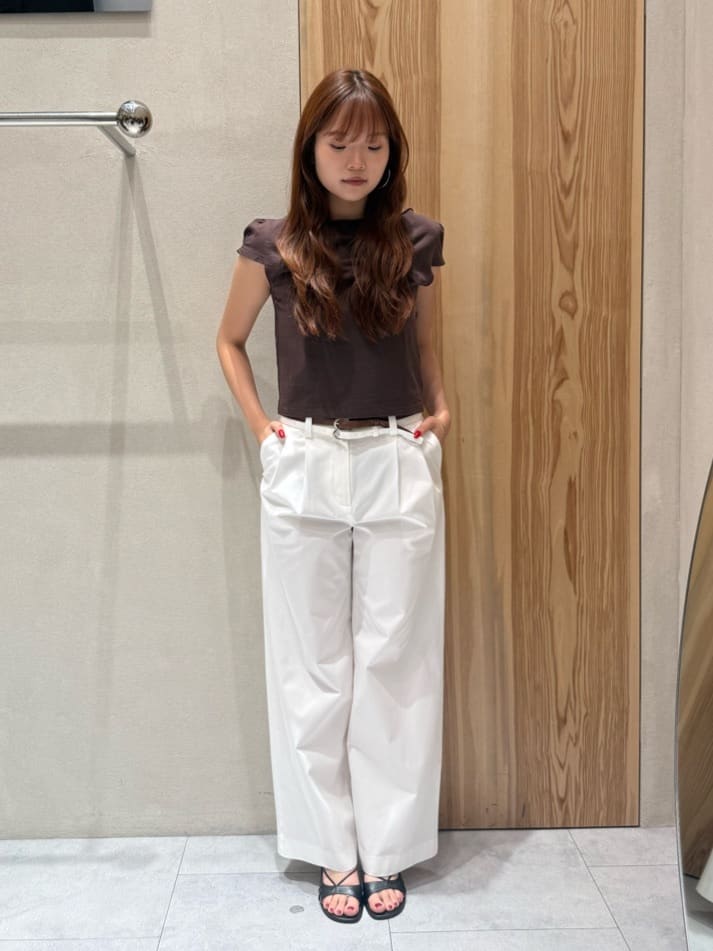 美品　ATTISESSIONコットン カップスリーブ Tシャツアティセッション ATTISESSION＞コットン カップスリーブ Tシャツ（Tシャツ/カットソー
