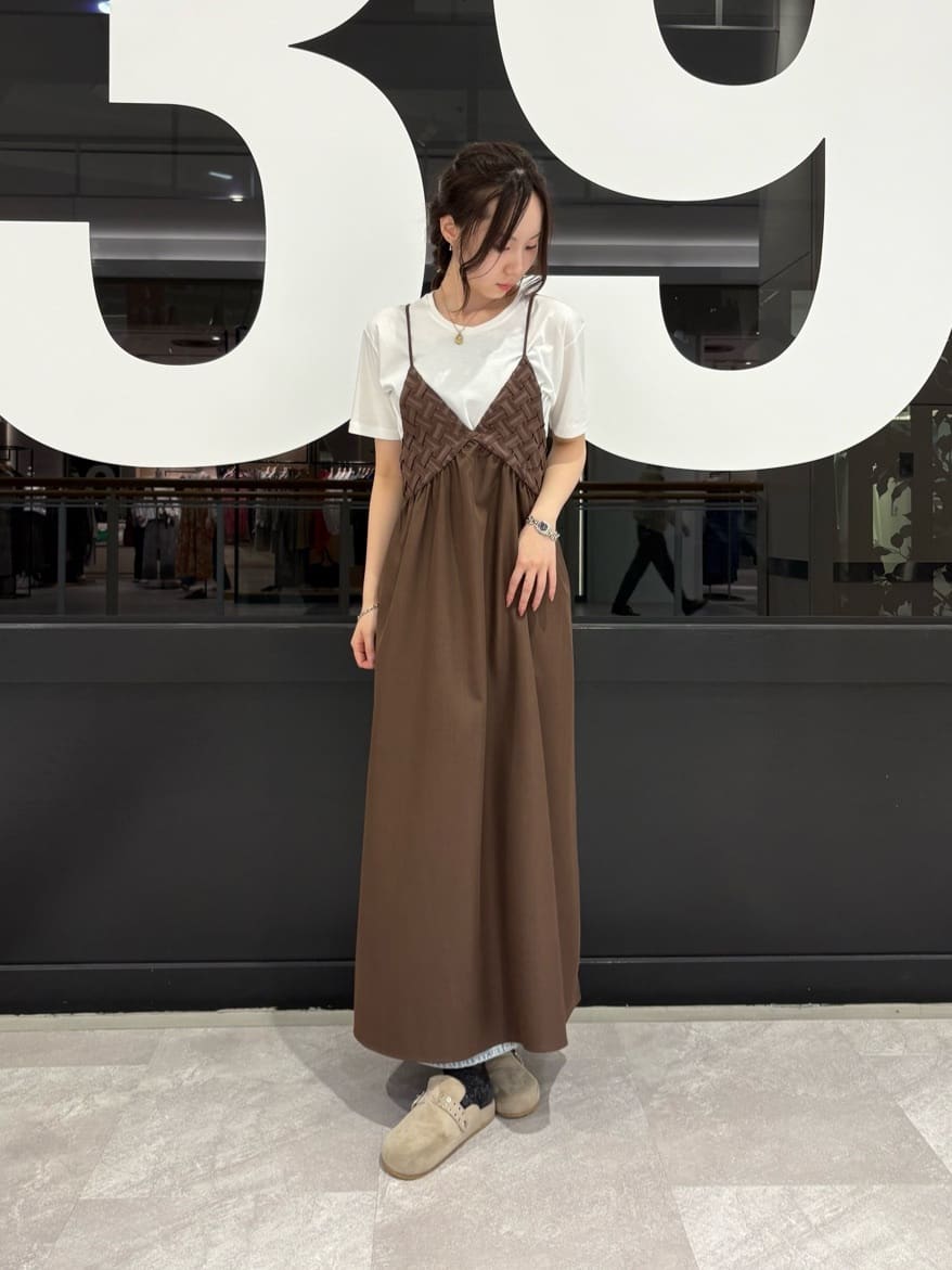 COLONY 2139 | 異素材ドッキングキャミワンピース | Rakuten Fashion