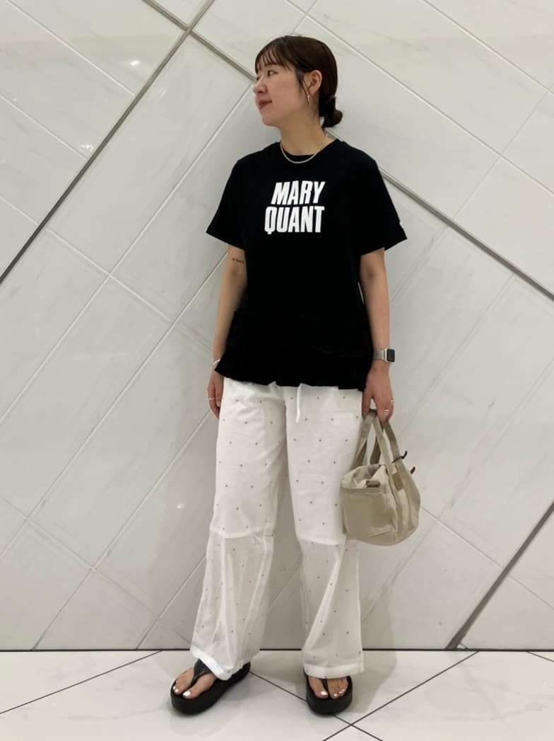 FREAK’S STOREのインド ラメドット刺繍 イージーパンツ/ドットパンツ<セットアップ対応> 全4色を使ったコーディネートを紹介します。｜Rakuten Fashion(楽天ファッション／旧楽天ブランドアベニュー)7158060