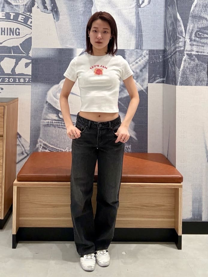 Levi's | LOW LOOSE ジーンズ ブラック | Rakuten Fashion(楽天