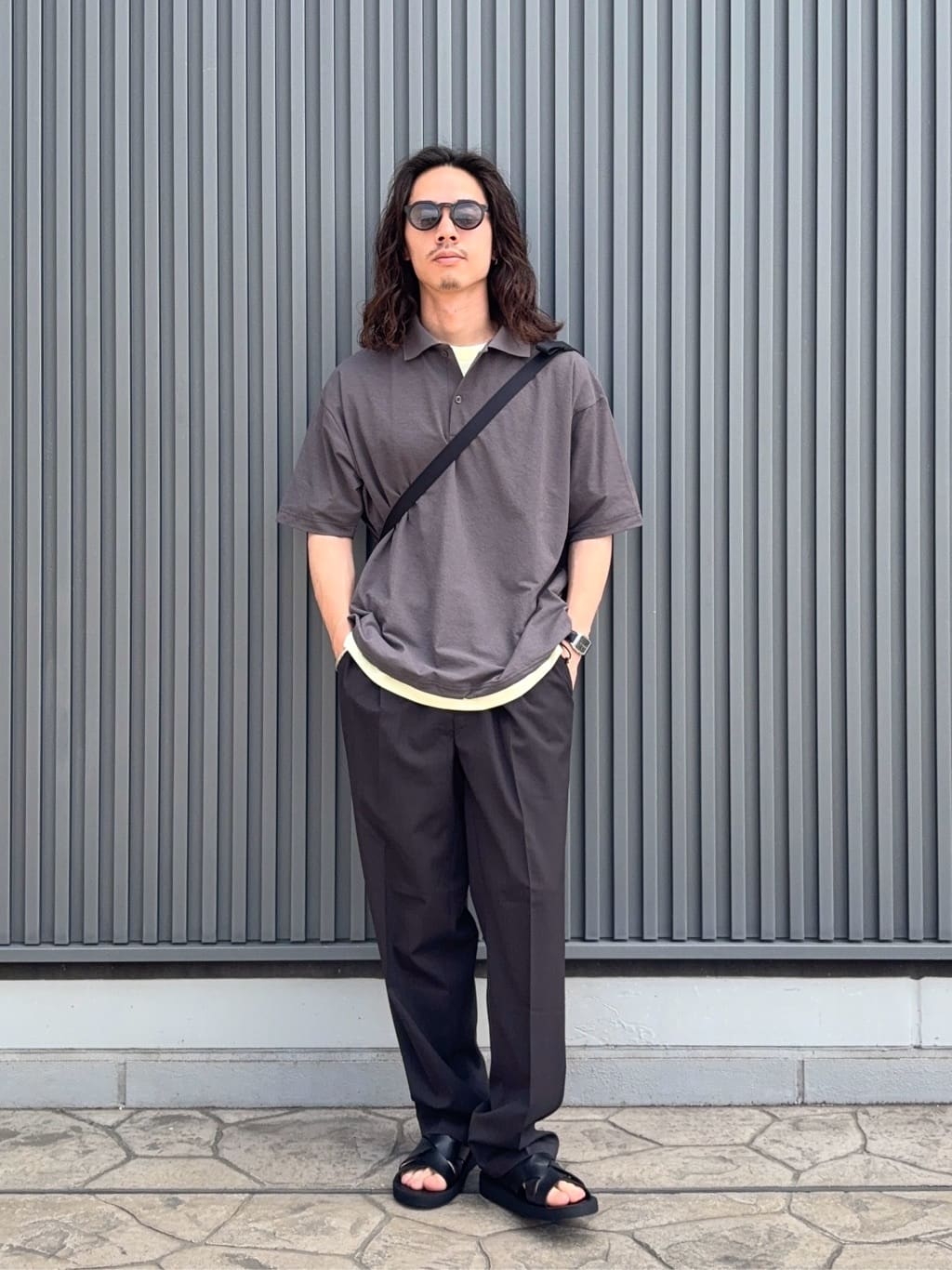 UNITED ARROWS ブラックポロシャツ 半袖 BEAUTY＆YOUTH UNITED ARROWS ポロシャツ 半袖 「WEB限定 WARDROBE