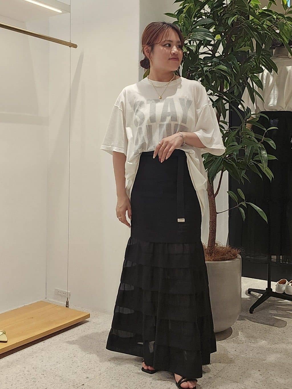 Whim Gazette | オーガンジーマーメイドスカート4 | Rakuten Fashion