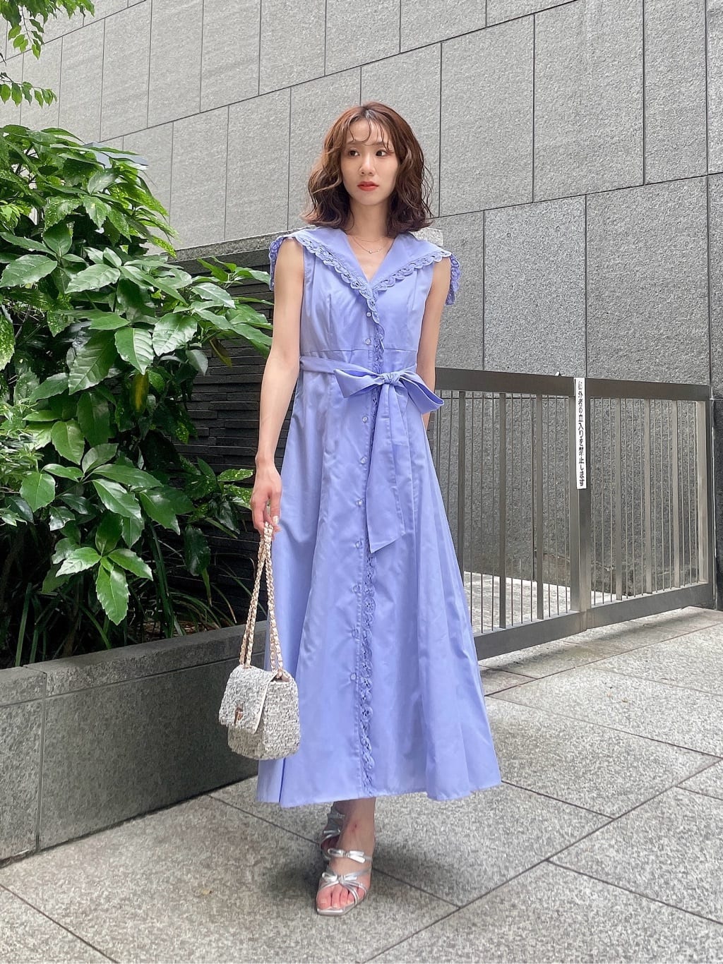 PROPORTION BODY DRESSING | <中川紅葉さん着用>セーラーカラーレース