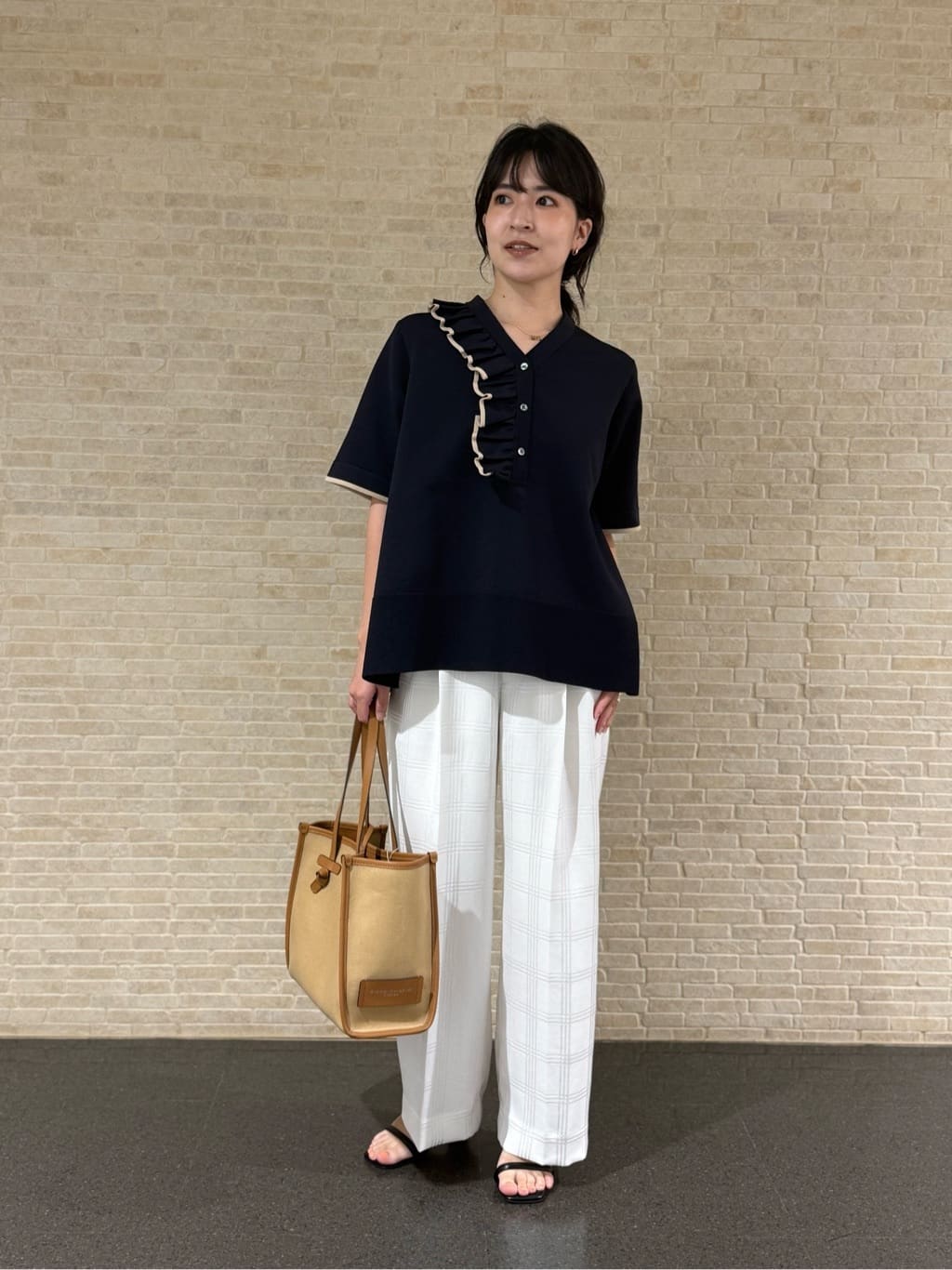 UNITED ARROWS | ミニマル フリル ショートスリーブ ニット | Rakuten