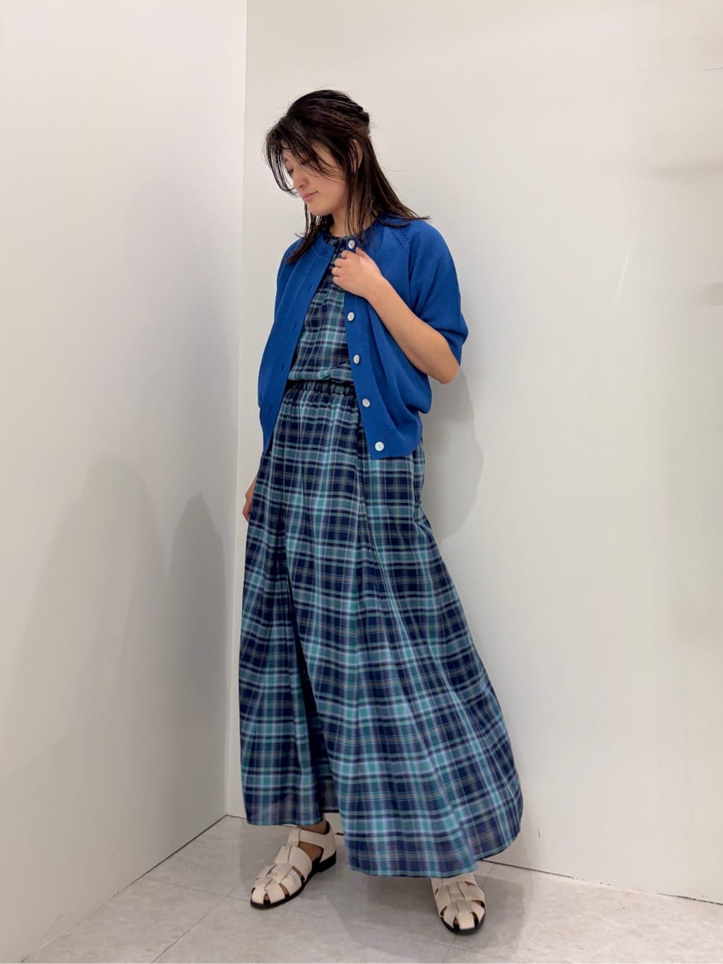 NEWYORKER | 【店舗限定】マドラスチェック フレアスカート(丈85cm
