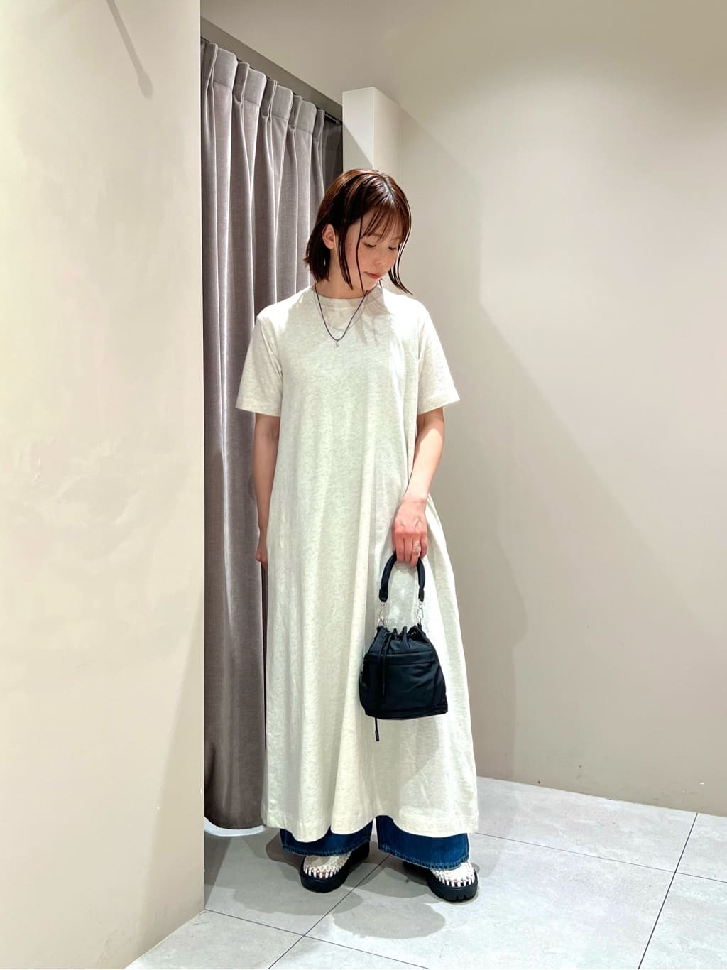 新品✨ユナイテッドアローズ 2025 店舗限定 ショートスリーブフレアワンピース ショートスリーブ フレア ワンピース