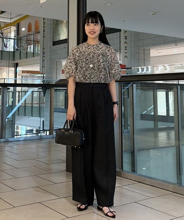 Demi-Luxe BEAMS | フラワー ランタンスリーブ プルオーバー | Rakuten
