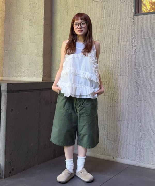 BEAMS WOMEN | 【別注】TORI-TO / コラージュ ノースリーブ シャツ